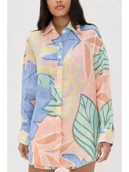 Miakee - Multi-Color Printed Polyester Blend Co-Ord Set