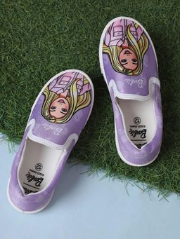 Kidsville - Official Barbie Printed Canvas Sneakers for Girls