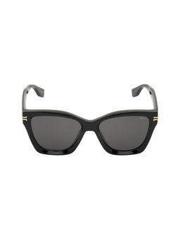 KOSCH ELEMENTE - Women Grey Black Cat Eye Shape Sunglasses with Polarised Lenses