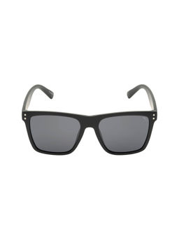 KOSCH ELEMENTE - Men Black Square Shape Sunglasses with Polarised Lenses