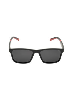 KOSCH ELEMENTE - Men Black Rectangle Shape Sunglasses with Polarised Lenses