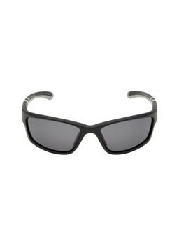 KOSCH ELEMENTE - Men Black Sporty Shape Sunglasses with Polarised Lenses