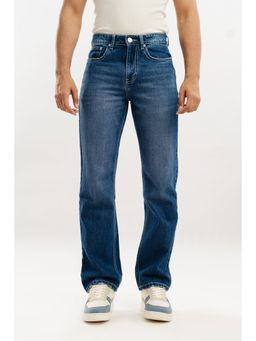 FREAKINS - Men Azure Blue Slim Fit Straight Jeans