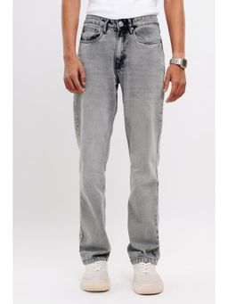 FREAKINS - Men Grey Straight Jeans