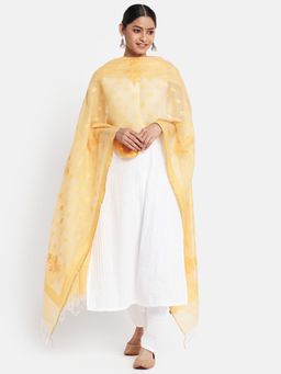 Fabindia - Cotton Silk Embroidered Dupatta