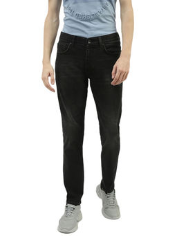 United Colors of Benetton - Men Black Solid Skinny Fit Jeans