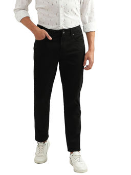 United Colors of Benetton - Men Black Solid Skinny Fit Jeans