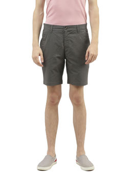 United Colors of Benetton - Men Grey Printed Slim Fit Shorts