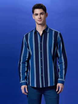 Pepe Jeans - Blue Stripes Full Sleeve Shirt