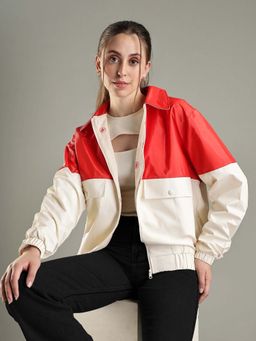 Tommy Hilfiger - White Colorblock Regular Fit Jacket
