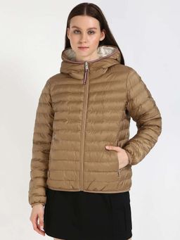 Tommy Hilfiger - Brown Solid Regular Fit Reversible Jacket