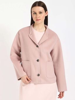 Tommy Hilfiger - Pink Solid Regular Fit Jacket