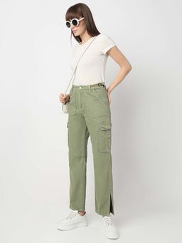 Spykar - Green Solid Regular Fit Jeans