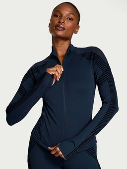 Victoria's Secret - VSX Elevate Redefined Contours Full-Zip Navy Blue Jacket