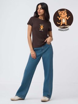 The Souled Store - I Don't Care Women T-Shirt