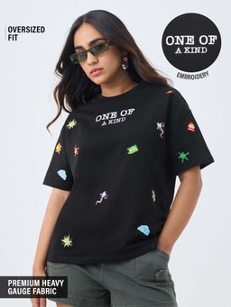 The Souled Store - Official Disney Inside Out Unique Women Oversized T-Shirt