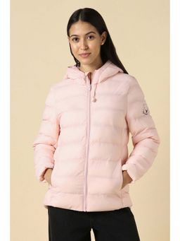 Allen Solly - Women Pink Solid Casual Jacket