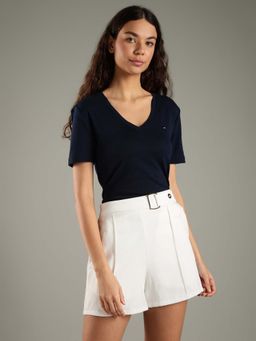 Tommy Hilfiger - Solid Regular Fit Cotton T-Shirt