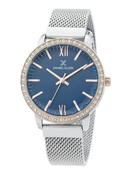 Daniel Klein - Blue Premium Round Dial Analog Watch For Women - DK.1.12375 - 2
