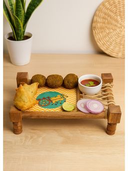 Manor House - Wooden Charpai (Khatiya) Platter
