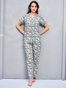 July Nightwear - Women Rayon Black Shirt - Pyjama-WPC542