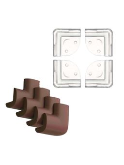 Safe-O-Kid - Brown Foam Corner Guard and Edge Guard-0-36 Months