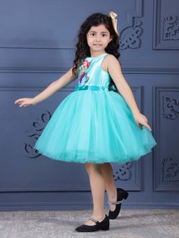 Toy Balloon Kids - Turquoise Printed Dress