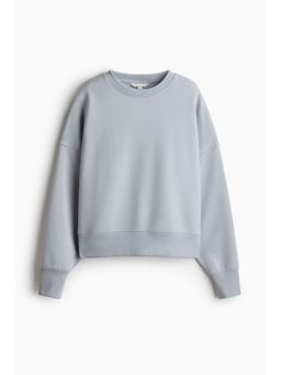 H&M - Women Blue Oversized Sweatshirt
