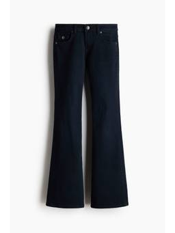 H&M - Women Navy Blue Flared Low Waist Jeans