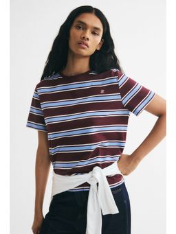 H&M - Women Red Cotton T-Shirt