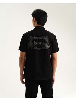Abees - Wish Code- 11:11 Printed Black Shirt
