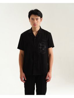 Abees - Faces Unfold Black Shirt