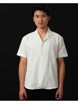 Abees - Tropical Drift White Shirt