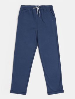Jockey - AG85 Girls Super Combed Cotton Straight Fit Trackpants - Denim Indigo