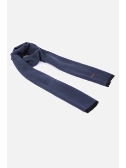 Van Heusen - Men Navy Blue Solid Casual Muffler