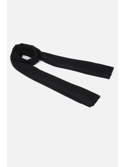 Van Heusen - Men Black Solid Casual Muffler