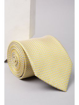 Van Heusen - Men Yellow Embroidered Casual Tie