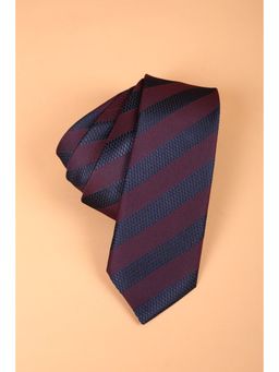 Van Heusen - Men Maroon Embroidered Formal Tie