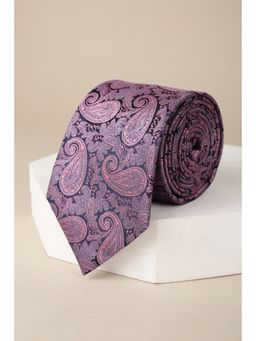 Van Heusen - Men Pink Embroidered Casual Tie