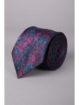 Van Heusen - Men Blue Embroidered Party Tie