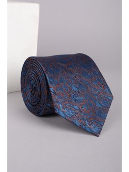 Van Heusen - Men Blue Embroidered Party Tie