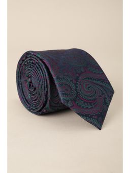 Van Heusen - Men Blue Embroidered Casual Tie