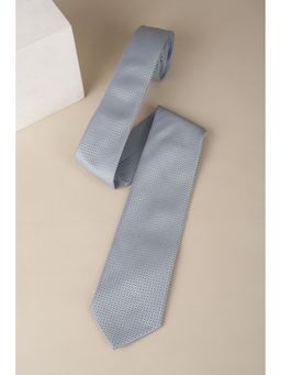 Van Heusen - Men Grey Embroidered Formal Tie