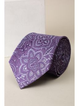 Van Heusen - Men Purple Embroidered Formal Tie