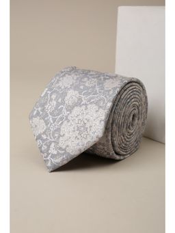 Allen Solly - Men Grey Embroidered Party Tie