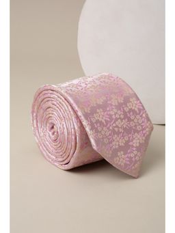 Allen Solly - Men Pink Embroidered Party Tie