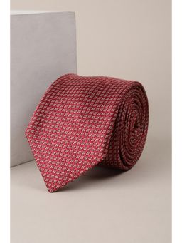 Allen Solly - Men Red Embroidered Formal Tie