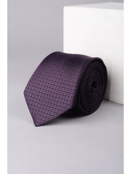 Allen Solly - Men Purple Embroidered Formal Tie