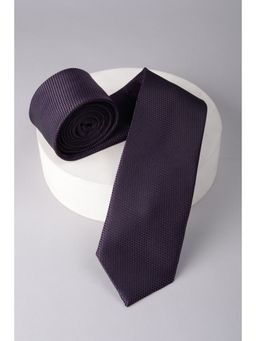 Allen Solly - Men Purple Embroidered Formal Tie