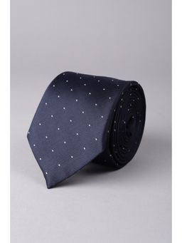 Allen Solly - Men Navy Blue Embroidered Formal Tie